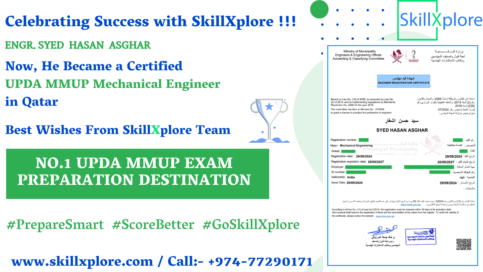 MMUP Exam Coaching Center in Qatar